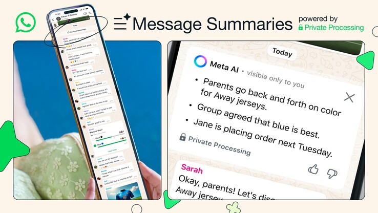 Riassunti dei messaggi di WhatsApp. (Fonte immagine: WhatsApp)