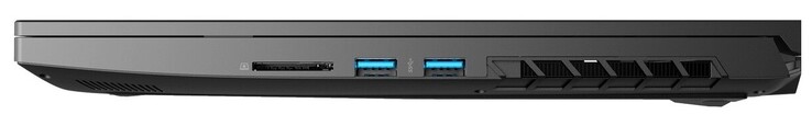 Lato destro: Lettore di schede SD, 2x USB 3.2 Gen1 Type-A,