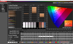 ColorChecker prima della calibrazione