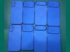 Una nuova fuga di notizie suggerisce una costruzione in vetro e metallo per i pannelli posteriori dei modelli iPhone 17 Pro. (Fonte: Sonny Dickson su X)