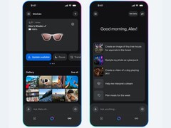 L'interfaccia dell'app Meta AI mostra gli occhiali intelligenti Ray-Ban collegati sotto la voce 