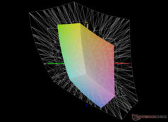 vs. Display P3: 39,4% di copertura