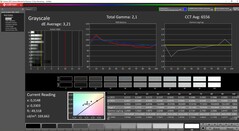 Scala di grigi dopo la calibrazione software