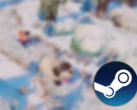 L'intero progetto di Dogwalk - asset, animazioni e codice - è realizzato con Blender e il popolare Godot Game Engine, che è open-source. Nella foto, una schermata sfocata del gioco con il logo di Steam sovrapposto (fonte: Steam - Edited)
