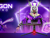 L'AGON PRO AG274QS è dotato della consueta illuminazione RGB di AOC. (Fonte: AOC)