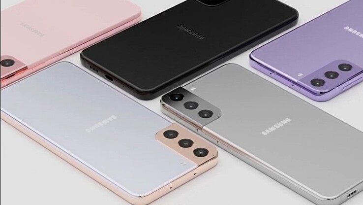 Le nuovi varietà di colori del Galaxy S21. (Fonte: Twitter)