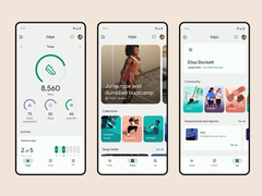 Sembra che Fitbit stia lavorando a una riprogettazione della sua app (nella foto la versione attuale). (Fonte: Fitbit)