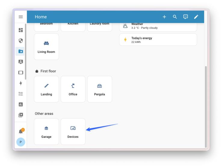 C'è una nuova pagina Dispositivi con Home Assistant 2026.1. (Fonte immagine: Home Assistant)