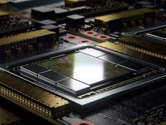 Una GPU Nvidia A100 (fonte: Nvidia)