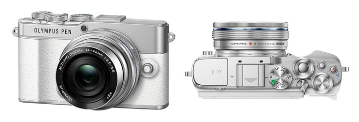 Si dice che il design della nuova OM System Pen-F assomigli molto alla Olympus Pen E-P7 qui raffigurata.