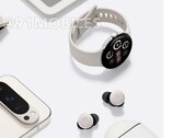 La serie Pixel Watch 3 dovrebbe essere disponibile nei formati 41 mm e 45 mm. (Fonte: Google via 91mobiles &amp; @OnLeaks)