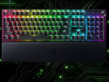 Tastiera da gioco full size nera Razer Huntsman V3 Pro 8KHz (Fonte immagine: Razer PR con modifiche)
