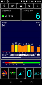 GPS test - al chiuso con Internet