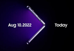 Il Galaxy Z Flip4 sarà uno dei tanti prodotti Samsung presentati il 10 agosto. (Fonte: Samsung)
