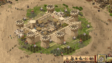 Nella foto: uno screenshot di gioco tratto da Stronghold Crusader: Definitive Edition.