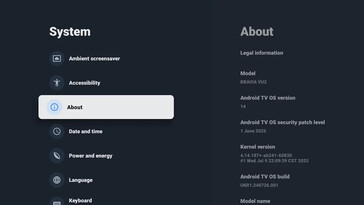 Questi televisori saltano Android TV 12 e passano direttamente a Android 14. (Fonte immagine: utente Reddit roshis_Saha_Swopna)