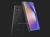 Galaxy A55 presenta un design che ricorda gli altri recenti modelli della serie Galaxy A di Samsung. (Fonte immagine: MySmartPrice &amp; @OnLeaks)