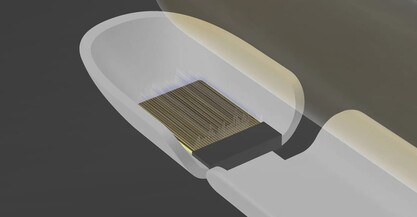 Le superfici dei trasduttori sono segmentate per fornire una risoluzione più elevata (Immagine per gentile concessione di Sharp)