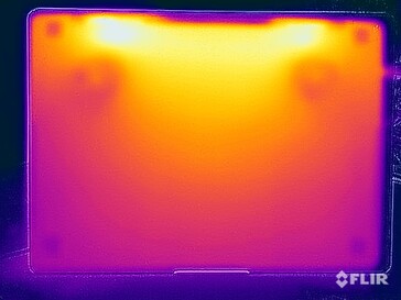 Test di sollecitazione delle temperature di superficie (in basso)