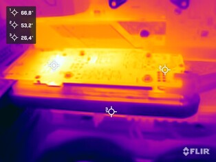 Zotac GeForce RTX 5060 Low Profile durante il test di stress