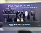 La tastiera Asus ROG Falcata e il mouse Harpe 2 Ace sono stati mostrati al Computex 2025 (fonte immagine: Notebookcheck)