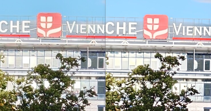 Un confronto crea (dis)certezza: A sinistra un ritaglio dalla foto da 12MP, a destra dall'immagine da 50MP.