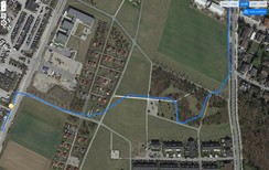 GPS test: OnePlus 6T – In bici attraverso un boschetto