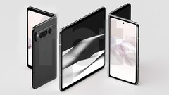 Queste immagini di alta qualità trapelate illustrano il design dell&#039;attesissimo Google Pixel Fold (Immagine: Front Page Tech)