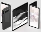 Queste immagini di alta qualità trapelate illustrano il design dell'attesissimo Google Pixel Fold (Immagine: Front Page Tech)