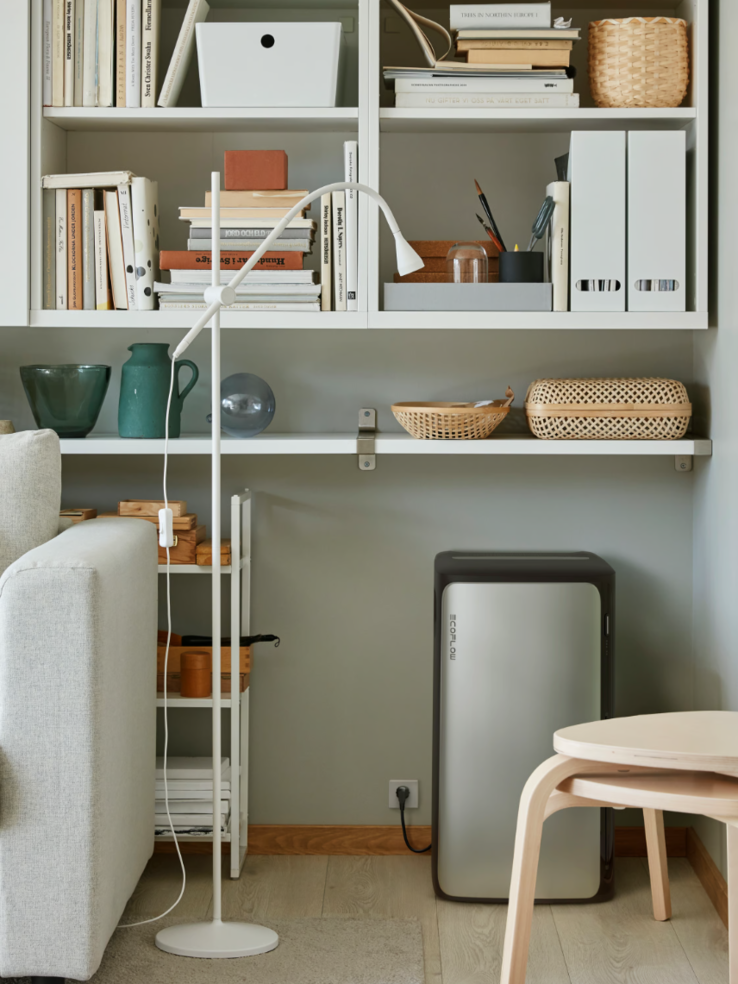 Alcune delle centrali elettriche da balcone IKEA sono dotate di una batteria EcoFlow (nella foto). (Fonte: IKEA)