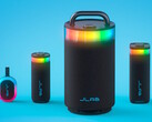 Gli altoparlanti Bluetooth della serie Party di JLab sono dotati di effetti luminosi RGB, resistenza agli schizzi e suono personalizzabile. (Fonte: JLab)