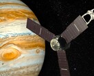 Illustrazione d'artista di una sonda spaziale vicina a Giove. (Fonte: Andrew-Art - Pixabay)