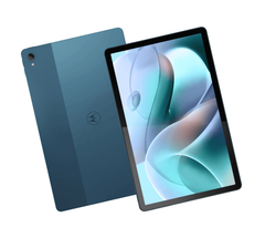 Il Moto Tab G70 è arrivato solo in Cyber Teal. (Fonte immagine: Motorola)