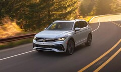 Gli appassionati di SUV compatti saranno sollevati dal fatto che la VW Tiguan elettrica non avrà un aspetto radicalmente diverso dalla sorella a gas (immagine: Volkswagen)