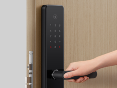 La versione Xiaomi Smart Door Lock E20 Wi-Fi è dotata di uno scanner di impronte digitali. (Fonte: Xiaomi)