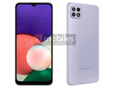 Il Galaxy A22 5G potrebbe avere questo aspetto. (Fonte: 91Mobiles)