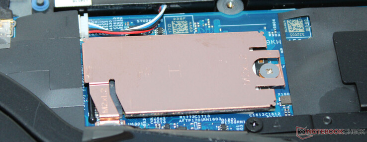 L'unità di sistema è un SSD PCIe, e l'L15 può ospitare solo SSD in formato M.2-2242, non i più comuni modelli M.2-2280.