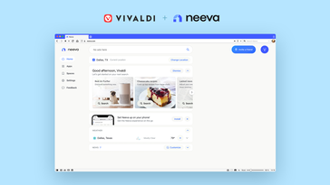 Ricerca Neeva in Vivaldi (Fonte: Vivaldi Browser)