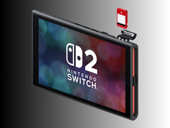 Nintendo Switch 2 con la scheda Game-Key (Fonte: Nintendo of America con modifiche)