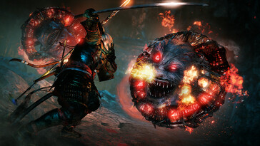 Un'immagine che mostra una battaglia in Nioh: Complete Edition.
