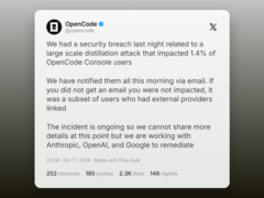 OpenCode conferma la violazione e la fuga di chiavi API