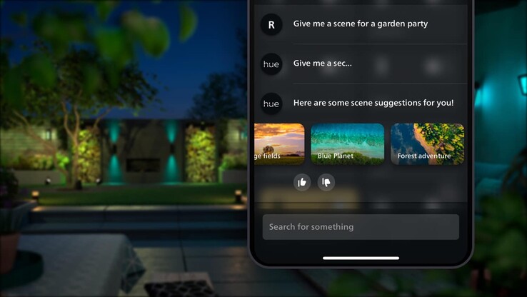 L'assistente AI Philips Hue. (Fonte: Signify)