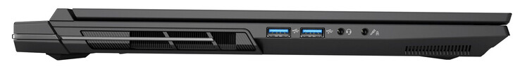 Sinistra: 2x USB 3.2 Gen 2 (USB-A), jack audio combinato, audio 2-in-1 (mic-in o S/PDIF ottico)