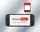 Scheda Game-Key di Switch 2 mostrata sopra la console (Fonte: Nintendo of America con modifiche)