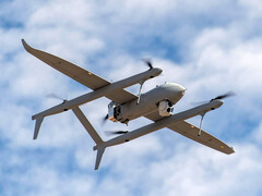 Il drone Textron Aerosonde Mk. 4.7 UAS.