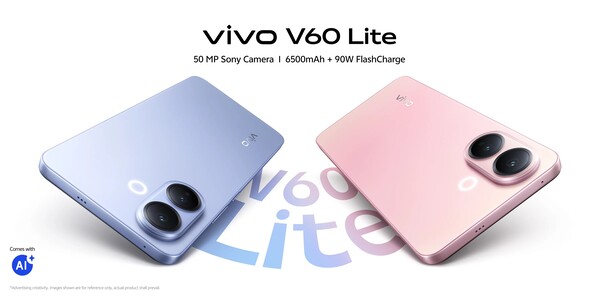 Vivo V60 Lite 4G ha specifiche simili a quelle di Vivo V60 Lite 5G.