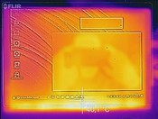 Grafico calore: lato superiore (idle)