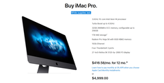 L'iMac Pro è ora in offerta limitata. (Fonte: Apple)
