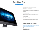 L'iMac Pro è ora in offerta limitata. (Fonte: Apple)
