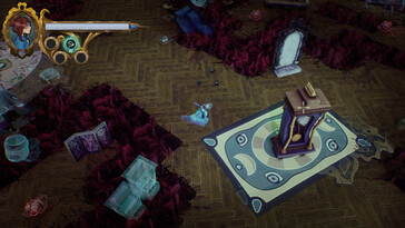 Uno screenshot tratto da Unwoven